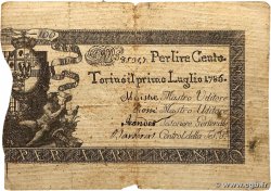 100 Lire ITALY Turin 1786 PS.122a