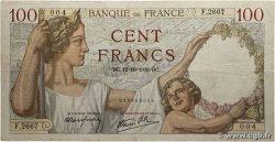 100 Francs SULLY FRANCE 1939 F.26.10 TB+