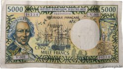 5000 Francs POLYNESIA, FRENCH OVERSEAS TERRITORIES 2001 P.03f VF-