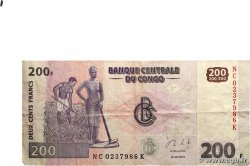 200 Francs DEMOKRATISCHE REPUBLIK KONGO 2013 P.099B S