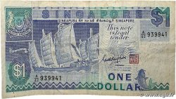 1 Dollar SINGAPOUR 1987 P.18a TB