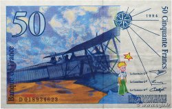 50 Francs SAINT-EXUPÉRY modifié FRANCE 1994 F.73.01c XF-