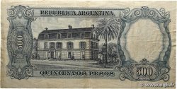 5 Pesos sur 500 Pesos ARGENTINE 1969 P.283 TB