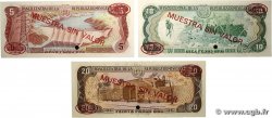 5, 10 et 20 Pesos Oro Lot RÉPUBLIQUE DOMINICAINE  1985 P.118cs4, P.119cs2 et P.120cs2 NEUF