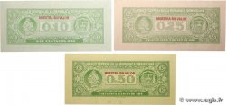 10, 25 et 50 Centavos Oro Lot RÉPUBLIQUE DOMINICAINE  1961 P.086s, P.088s et P.090s NEUF