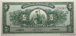 5 Soles de Oro PÉROU 1965 P.083 pr.NEUF