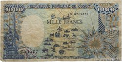 1000 Francs type 1985 CONGO 1985 A.217a B+