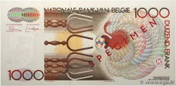 1000 Francs Spécimen BELGIO 1980 P.144s FDC