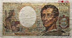 200 Francs MONTESQUIEU Faux FRANCE 1981 F.70.01x TB