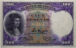 100 Pesetas ESPAGNE 1931 P.083 pr.SPL