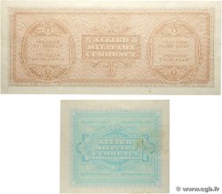 2 et 50 Lire Lot ITALIE 1943 PM.11a et PM.14a SUP