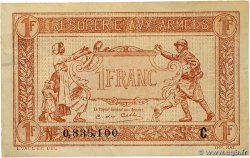 1 Franc TRÉSORERIE AUX ARMÉES 1917 FRANCE 1917 VF.03.07 pr.SUP
