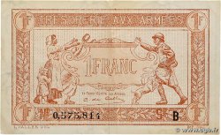 1 Franc TRÉSORERIE AUX ARMÉES 1917 FRANCE 1917 VF.03.02 pr.SUP