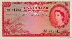 1 Dollar EAST CARIBBEAN STATES 1962 P.07c