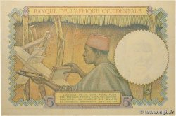 5 Francs AFRIQUE OCCIDENTALE FRANÇAISE (1895-1958) 1942 P.25 SUP