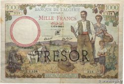 1000 Francs ALGÉRIE FRANCE  1943 VF.10.02