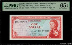 1 Dollar CARAÏBES 1965 P.13g NEUF