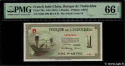 1 Piastre INDOCHINE FRANÇAISE 1945 P.076a