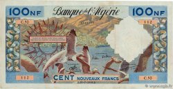 100 Nouveaux Francs ALGERIA 1959 P.121a