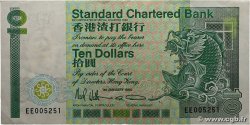 10 Dollars HONG KONG 1990 P.191c