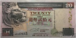 20 Dollars HONG KONG 1993 P.285a