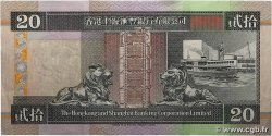 20 Dollars HONG KONG 1993 P.285a TTB+