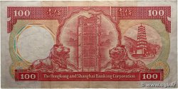 100 Dollars HONG KONG 1986 P.194a TTB+