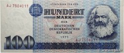100 Mark ALLEMAGNE RÉPUBLIQUE DÉMOCRATIQUE 1975 P.31b