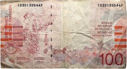 100 Francs BELGIQUE 1995 P.147 TB