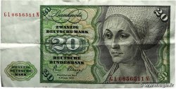 20 Deutsche Mark ALLEMAGNE FÉDÉRALE 1980 P.32d