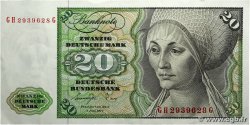20 Deutsche Mark ALLEMAGNE FÉDÉRALE 1977 P.32b