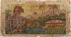 5 Francs Bougainville MARTINIQUE 1946 P.27 B