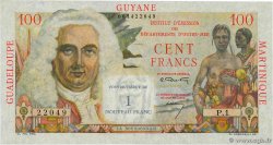 1 NF sur 100 Francs La Bourdonnais FRENCH ANTILLES 1960 P.01
