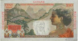 1 NF sur 100 Francs La Bourdonnais ANTILLES FRANÇAISES 1960 P.01 SUP+