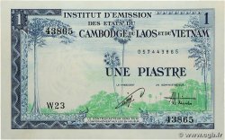 1 Piastre - 1 Dong INDOCHINE FRANÇAISE 1954 P.105 NEUF