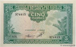 5 Piastres - 5 Dong INDOCHINE FRANÇAISE 1953 P.106 NEUF