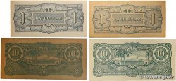 1 et 10 Dollars Faux MALAYA 1942 P.M-X SC+