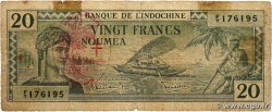 20 Francs NOUVELLES HÉBRIDES 1945 P.07 pr.B