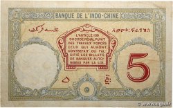 5 Francs DJIBOUTI 1936 P.06b TB