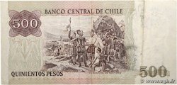 500 Pesos CHILI 1987 P.153b TTB