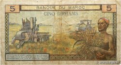 5 Dirhams MAROC 1969 P.53f TB