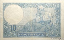 10 Francs MINERVE FRANCE 1921 F.06.05 pr.TTB