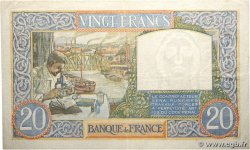 20 Francs TRAVAIL ET SCIENCE FRANCE 1942 F.12.21 TTB