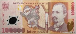 100000 Lei ROMANIA 2001 P.114a
