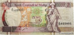 2 Liri MALTE 1989 P.45a TB+