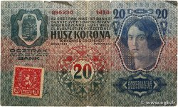 20 Haleru / 20 Korun TCHÉCOSLOVAQUIE 1919 P.002a TB