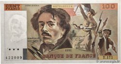 100 Francs DELACROIX imprimé en continu FRANCE 1991 F.69bis.03a3 pr.SPL
