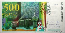500 Francs PIERRE ET MARIE CURIE FRANCE 2000 F.76.05 NEUF