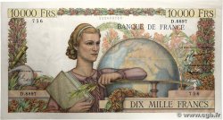 10000 Francs GÉNIE FRANÇAIS FRANCE 1955 F.50.74 SUP