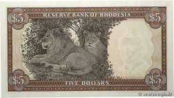 5 Dollars RODESIA 1978 P.36b SC+
